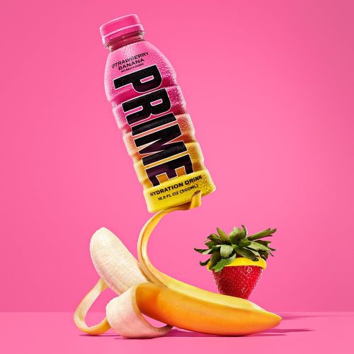 PRIME Strawberry Banana 500 ml