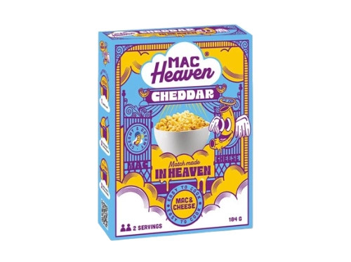 MAC HEAVEN 184 GR MAC & CHEESE CHEDDAR