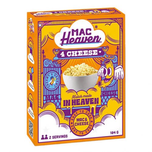 MAC HEAVEN 184 GR MAC & CHEESE FOUR CHEESE