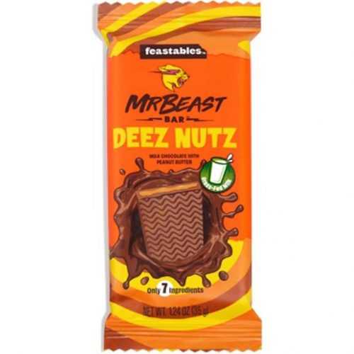 MrBeast Bar Deez Nutz mogyoró ízű csokoládé 35g