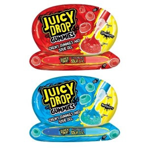 Juicy Drop Áfonya / Eper ízű gumicukor 